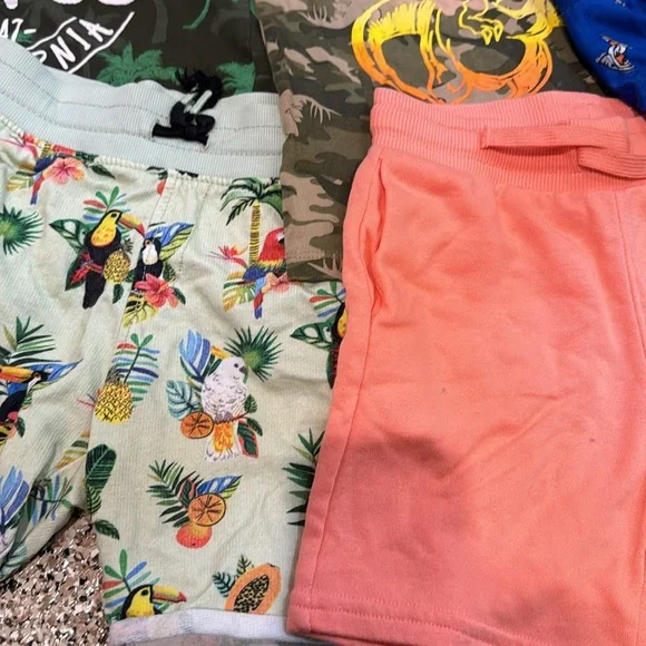 Kids 4-5T lot of 5 pieces HM WONDER NATION TROPICAL SUMMER VACATION - Picture 7 of 8